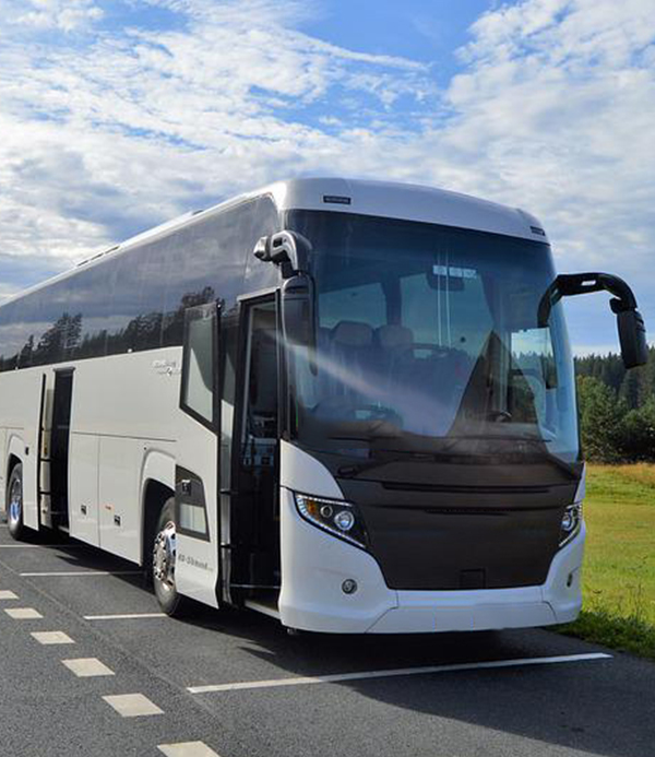 super-size charter bus