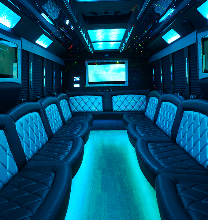 party bus interior