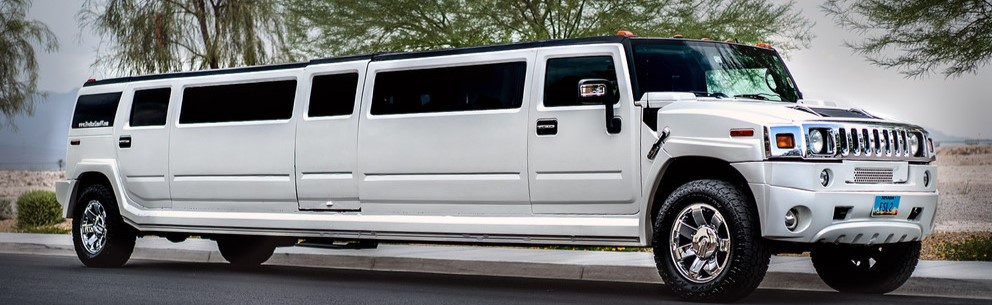 White limo hummer rental