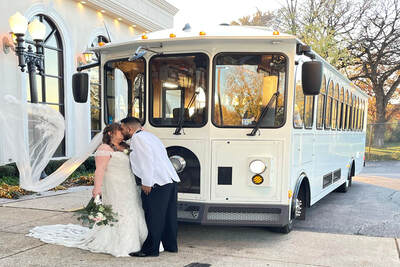 indy trolley rental for your bridal party